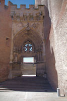 L_entre principale de la Cathdrale Sainte Ccile  Albi