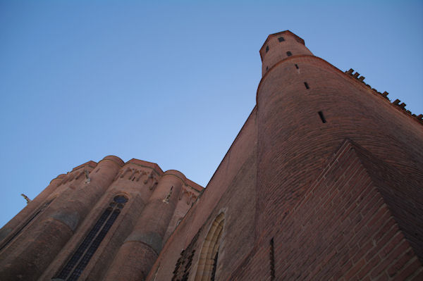 Face Nord de la Cathdrale Sainte Ccile  Albi