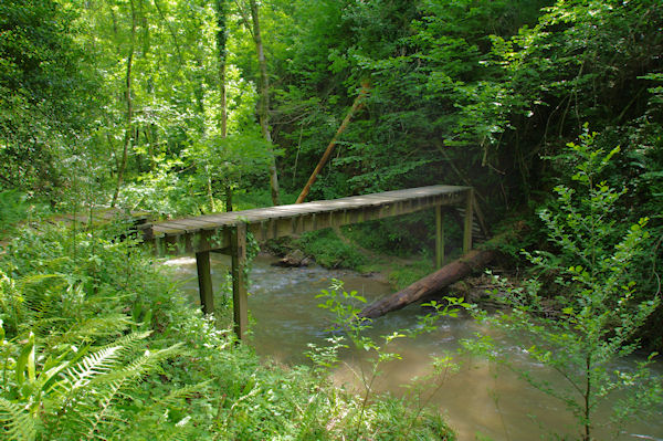 Troisime passerelle sur la Durencuse