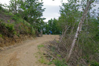 Chemin forestier au dessus de la Durencuse