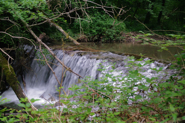 Jolie cascade sur la Durencuse