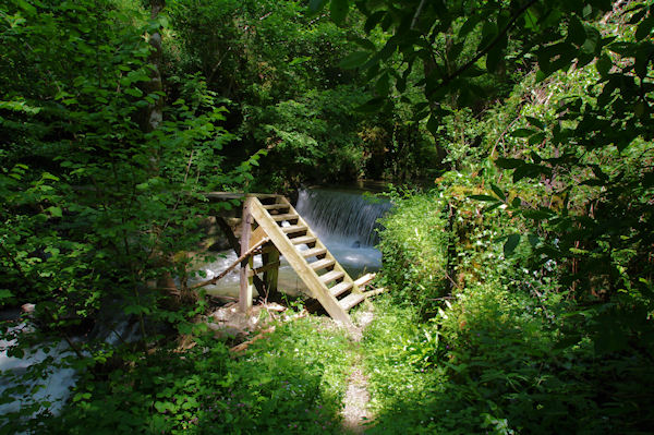 Seconde passerelle sur la Duencuse