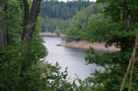 Le Lac des Cammazes vers son extrmit Est