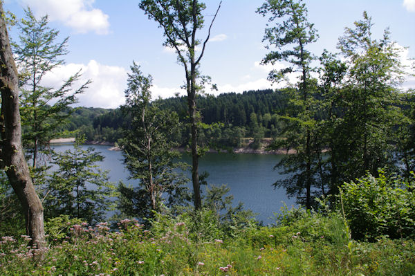 Le Lac des Cammazes depuis sous l_Escudette