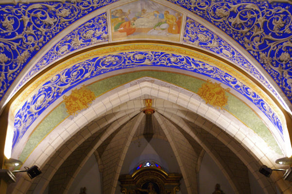 Le plafond de l_glise Notre Dame de l_Assomption