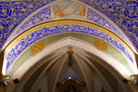 Le plafond de l'eglise Notre Dame de l'Assomption