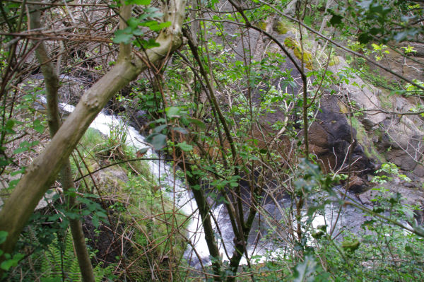 Cascade vers le gouffre de Malamort