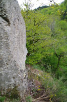 Petit passage dlicat au dessus du Gouffre de Malamort