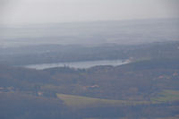 Le lac de St Ferrol depuis l_oppidum de Berniquaut