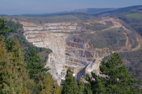 La carrire de La Fendeille