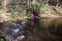 Passage a gue, bain de pied assure! Au Rabasset