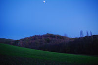 Lever de lune dans le vallon du Rabistau