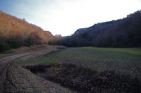 Au dpart de la valle du ruisseau de Laussire