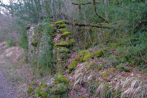 Un moulin en ruine dans la valle de Laussire