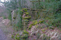 Un moulin en ruine dans la vallee de Laussiere