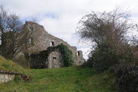 La facade Ouest de la Commanderie des Templiers de Vaour