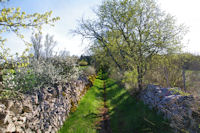 Le chemin vers La Veyrie