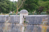 Une tourelle sur les remparts de St Martin de Re