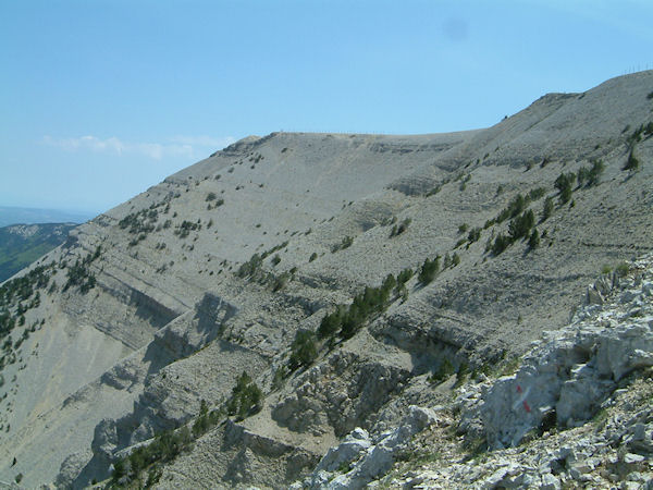 La crte Est du Mont Ventoux