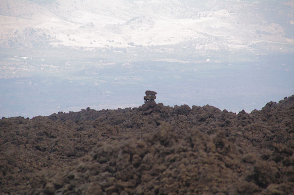 Cairn naturel sur la coule de 1911