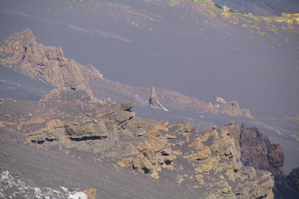 Dans la caldera de l_ancien volcan de l_Etna