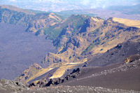 La Serra del Salifizio dans la caldera de l'ancien cratere de l'Etna