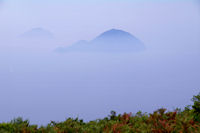 Les Iles Alicudi et Filicudi depuis le Monte Fossa delle Felci