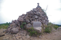 Gros cairn au sommet du Monte Fossa delle Felci