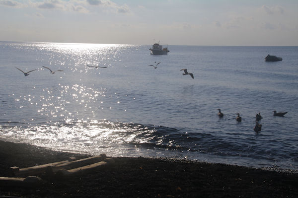 La plage de Pizzillo  Stromboli