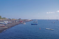 La plage de Pizzillo a Stromboli