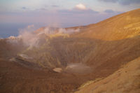 Le fond du cratre du Vulcano