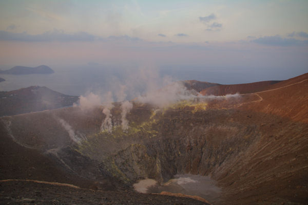 Le cratre du Vulcano