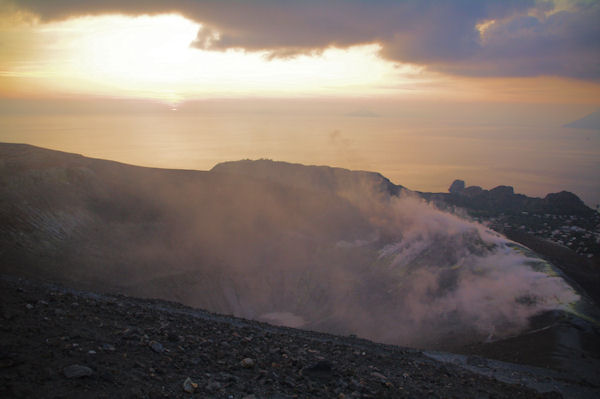 De la couleur sur le Vulcano