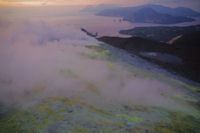 Les fumeroles souffres du Vulcano