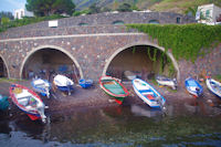 Le port de Pozzo d'Agnello a San Marina Salina